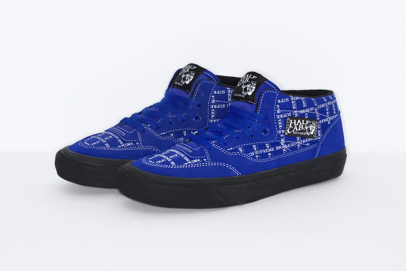 シュプリーム x ヴァンズの最新コラボスニーカー2型が発売 supreme new york vans half cab old skool pro