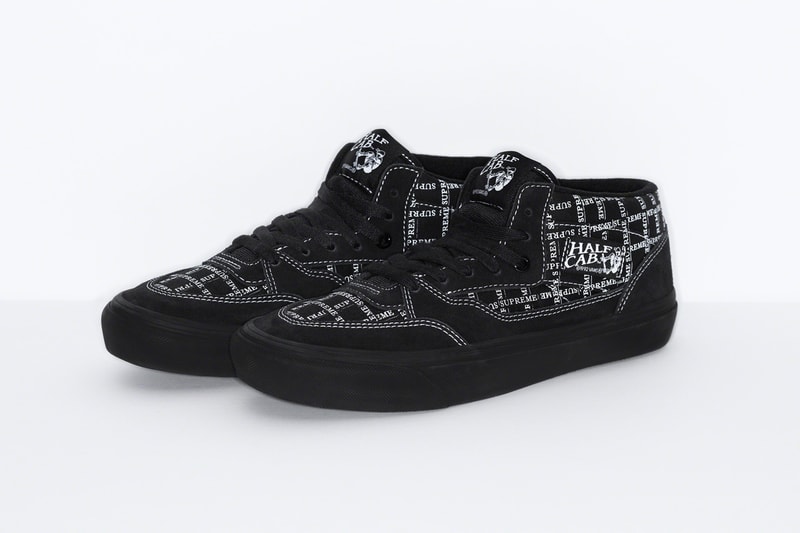 シュプリーム x ヴァンズの最新コラボスニーカー2型が発売 supreme new york vans half cab old skool pro
