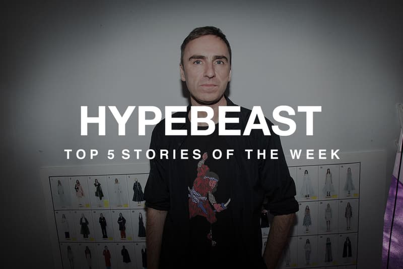 RAF SIMONS, ADIDAS, PUMA, KANYE WEST, JORDAN BRAND, MICHAEL JORDAN, RACING, NASCAR, BUBBA WALLACE, DENNY HAMLIN, ROLLING STONE, TIME MAGAZINE, THE 100 MOST INFLUENTIAL PEOPLE