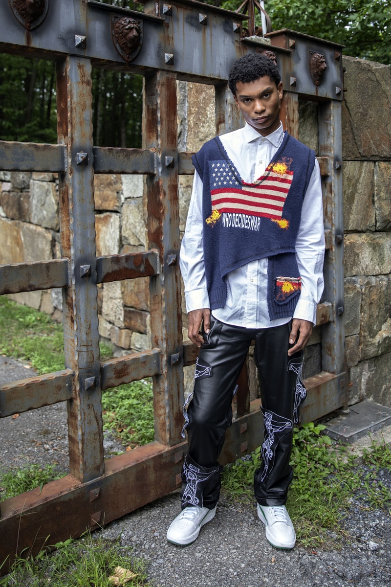 WHO DECIDES WAR 2021年春夏コレクション　WHO DECIDES WAR Spring/Summer 2021 Collection lookbook runway joey badass murder bravado ss21 Everard Best and Tela D’Amore