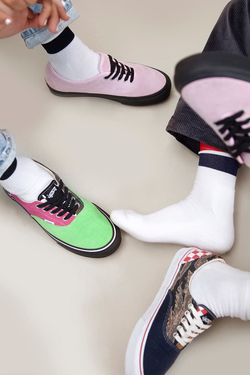 ノア x ヴァンズのコラボフットウェア2型が登場 NOAH Vans Authentic OG Era LX 2020 Collaboration Release Info Closer Look Drop Date Sneaker Skateboarding Multicolored Brendon Babenzien Van Doren Rubber Company So Cal