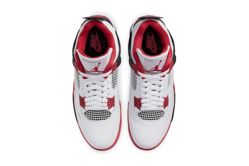 エアジョーダン 4 “Fire Red” がゲリラ発売　air jordan brand 4 fire red white black tech grey DC7770 160 official release date info photos price store list buying guide