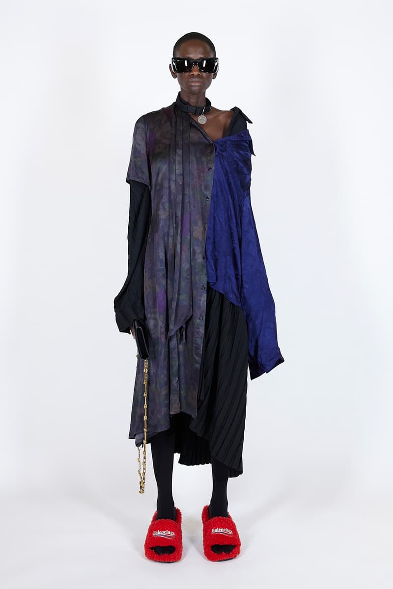 バレンシアガ 2021年夏プレコレクション Balenciaga Summer 2021 Pre-Collection Runway Mens Womens Unisex X-Pander Sneaker Homeware Loungewear Robes Sustainability Upcycling Eco Friendly Prints Pet Shop Graphics Sunglasses at Night Paris Walking Demna Gvasalia Neo Classic Bag 