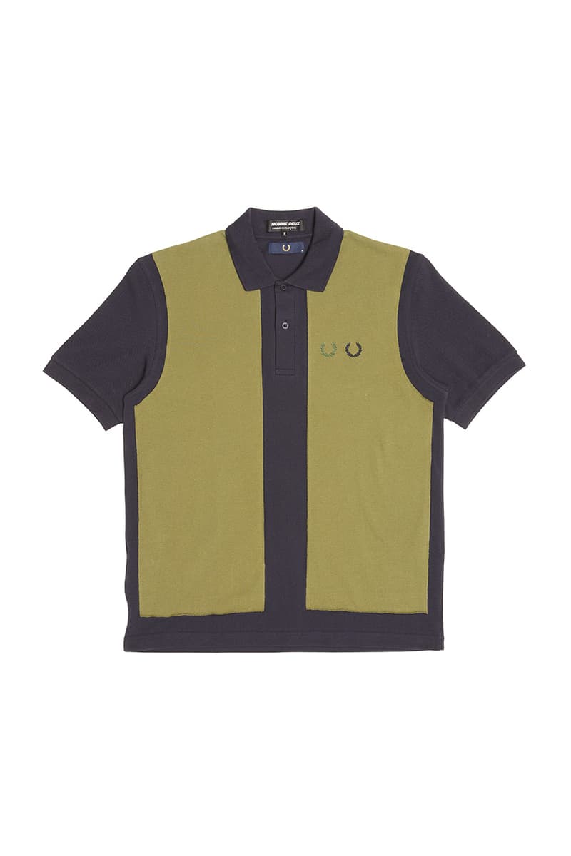 コムデギャルソン x フレッドペリーのコラボピースが登場 comme des garçons Fred Perry polo shirt collaboration homme deux line 2020