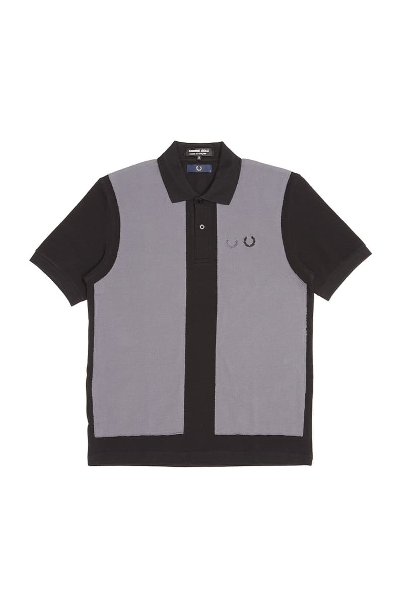 コムデギャルソン x フレッドペリーのコラボピースが登場 comme des garçons Fred Perry polo shirt collaboration homme deux line 2020 