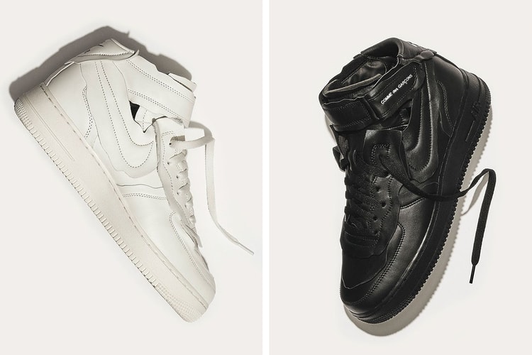COMME des GARÇONS x Nike の最新コラボとなる Air Force 1 Mid が遂に発売