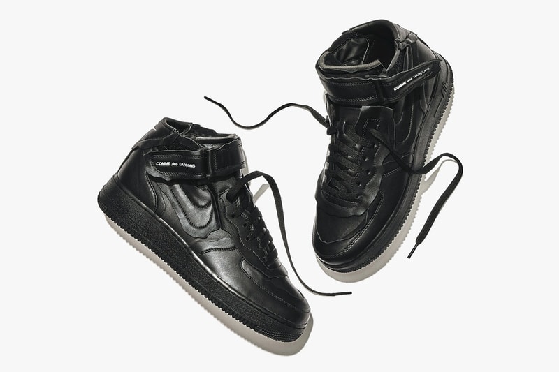 コムデギャルソン x ナイキのエアフォース1 ミッドが遂に発売 COMME des GARÇONS x Nike の最新コラボとなる Air Force 1 Mid が遂に発売