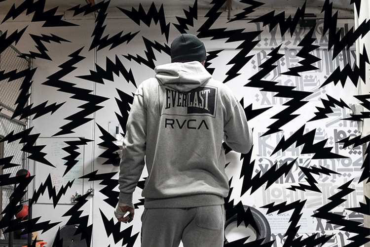 RVCA × EVERLAST から両者のブランドロゴが施されたコラボコレクションが登場