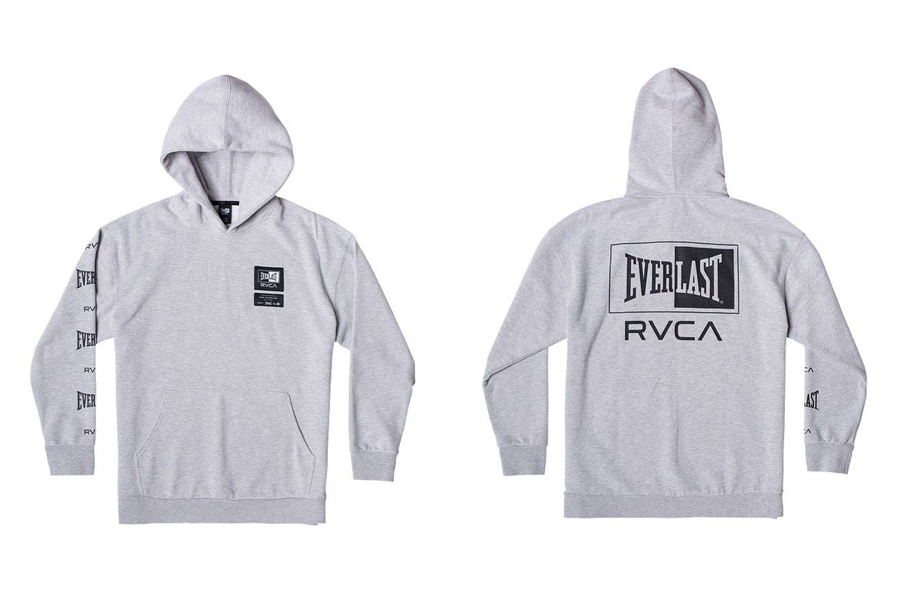 RVCA ルーカ× EVERLAST エバーラスト から両者のネームロゴが施されたコラボコレクションが登場