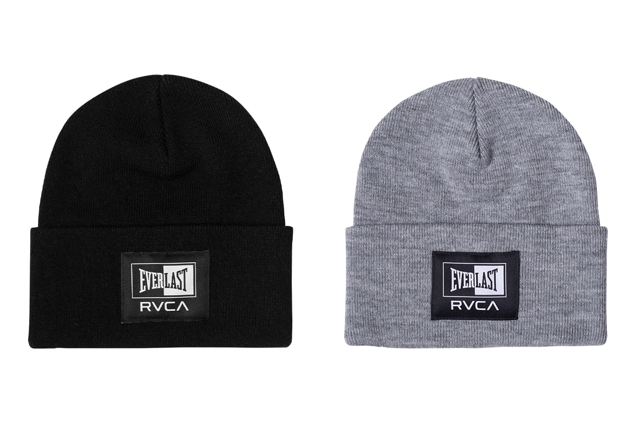 RVCA ルーカ× EVERLAST エバーラスト から両者のネームロゴが施されたコラボコレクションが登場