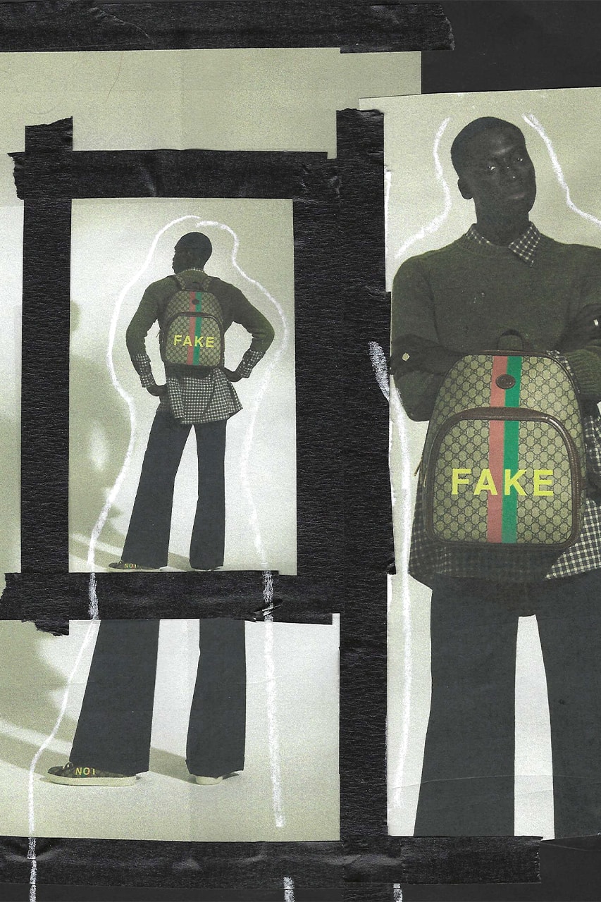 Gucci グッチ が80年代フェイクロゴをあえてサンプリングした“Fake Not”コレクションを発表