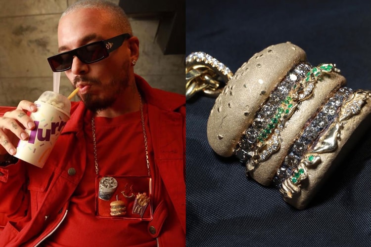 J Balvin の着用するビックマック型の高級ジュエリーはどこのブランド?