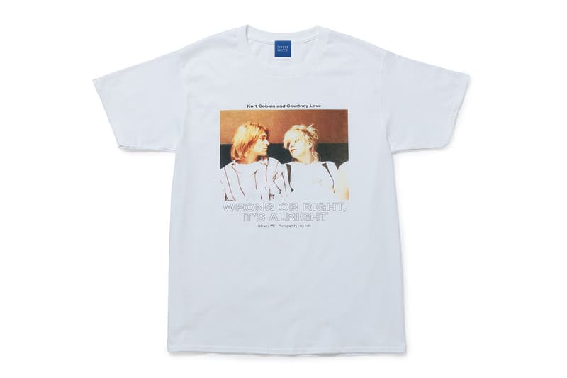 bonjour records がカート・コバーンとコートニー・ラブの貴重な2ショット写真をフィーチャーしたカプセルコレクションを発売 bonjour records releases capsule collection featuring Kurt Cobain and Courtney Love