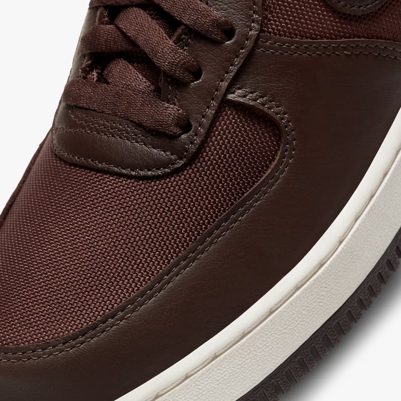 ゴアテックスを使ったナイキエアフォース1 GORE-TEX® 使用の Nike Air Force 1 にさらなる新色が追加 nike sportswear air force 1 low gore tex baroque brown sail seal medium olive deepest green CT2858 200 201 official release date info photos price store list buying guide