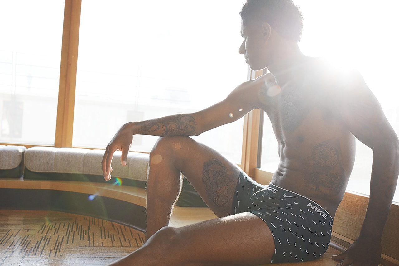 マンチェスター・ユナイテッドのマーカス・ラッシュフォードがナイキのアンダーウェアのキャンペーンモデルに抜擢 Marcus Rashford Fronts Nike’s Latest Underwear Campaign