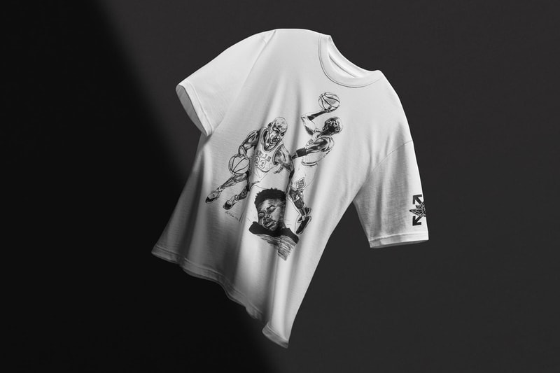 Off-White™ x Air Jordan 5 “Sail” とコラボアパレルの公式ビジュアルが解禁 Off-White™ x Air Jordan 5 "Sail" Collection Release Date