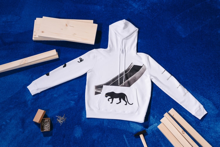 Off-White™️ がエンツォ・マリのエキシビションにてフーディ制作の体験型インスタレーションを企画