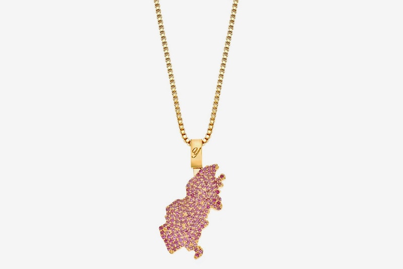 クワンテズがエイサップ・ヤムズの痣をモチーフとしたネックレスを製作 Quantez Crafts A$AP Yams Birthmark Chain 