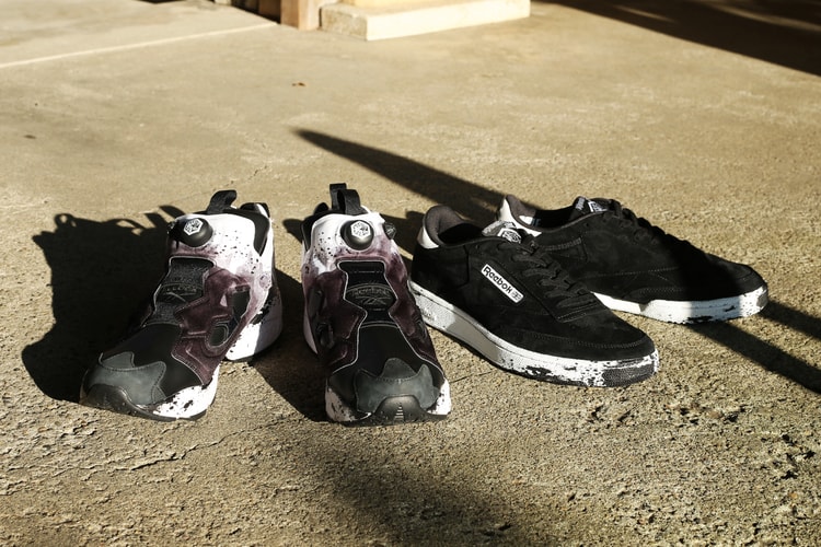 Reebok x yoshiokubo の Instapump Fury と Club C にクローズアップ