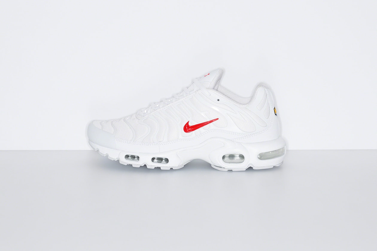シュプリームxナイキから2020年秋冬シーズンの最新コラボスニーカー エア マックス プラスが登場 supreme nike collab air max plus 