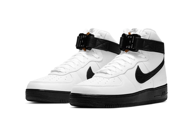 アリクス x ナイキ エアフォース1に新色が登場か 1017 ALYX 9SM Nike Air Force 1 High White black cq4018 101 menswear streetwear Matthew m williams designer shoes kicks trainers runners sneakers hi