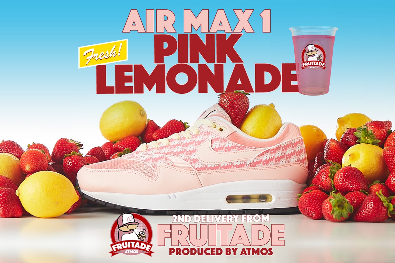 エア マックス 1“レモネード”が“ピンク レモネード”になって登場 Nike Air Max 1 "pink Lemonade" release