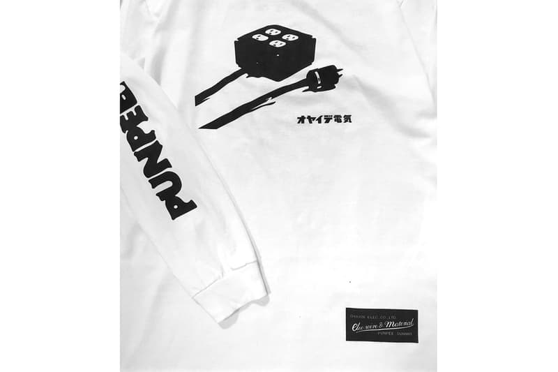 PUNPEE が愛用するオーディオブランド オヤイデ電気とのコラボアイテムをリリース Punpee Oyaide Denki Collab hoodie t-shirts release