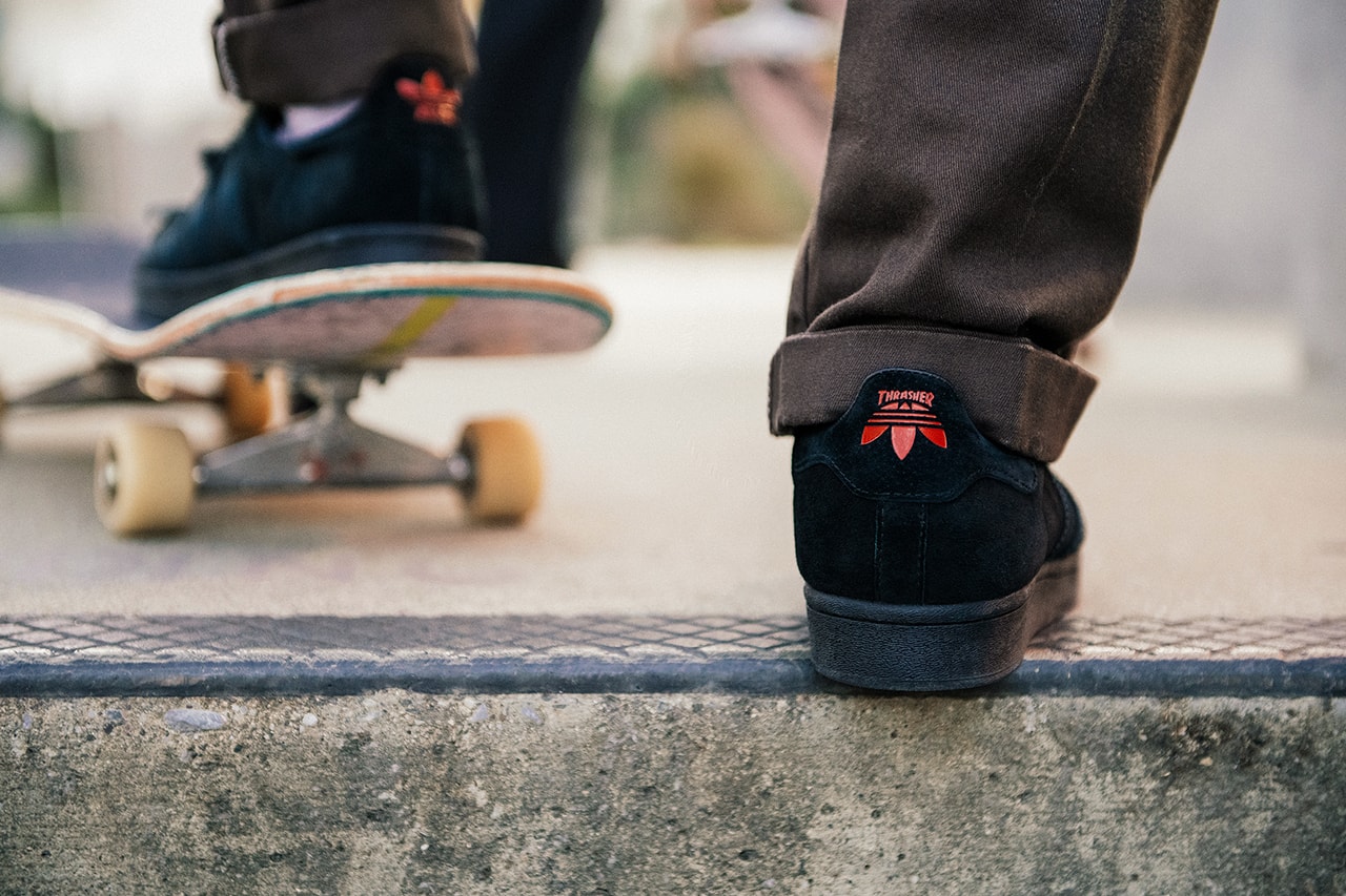 アディダス スケートボーディングxスラッシャーよりタイショーンとスーパースターの2モデルがリリース adidas Skateboarding Thrasher collab footwear TYSHAWN Superstar release