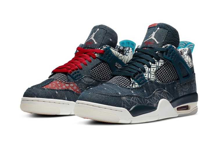和柄を贅沢に使用した話題の Air Jordan 4 “Sashiko” が遂にリリース