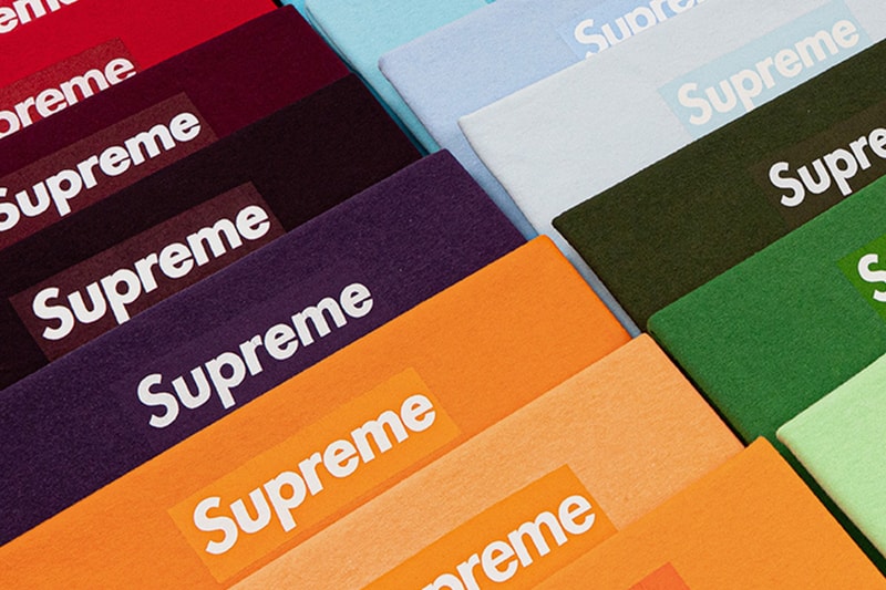 シュプリームの全てのボックスロゴTを揃えたコレクションがオークションに出品される Christie Supreme "The Behind the Box: 1994-2000" Expected To Sell for $2M USD all box logo T-shirts