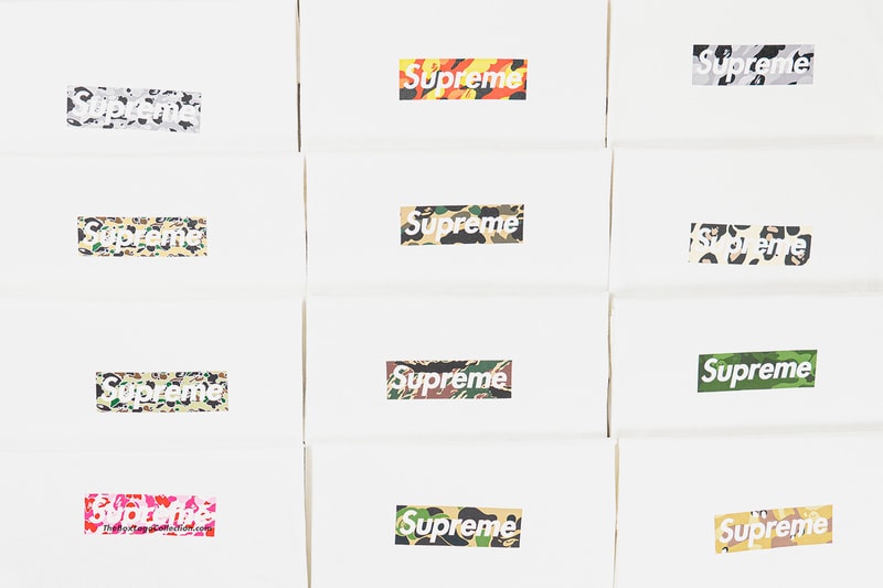 シュプリームの全てのボックスロゴTを揃えたコレクションがオークションに出品される Christie Supreme "The Behind the Box: 1994-2000" Expected To Sell for $2M USD all box logo T-shirts