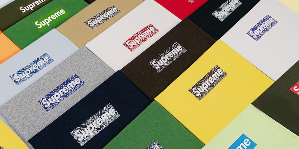 シュプリームの全ボックスロゴtを揃えたコレクションが出品 Hypebeast Jp シュプリームの全ボックスロゴtを揃えたコレクションが出品 Hypebeast Jp