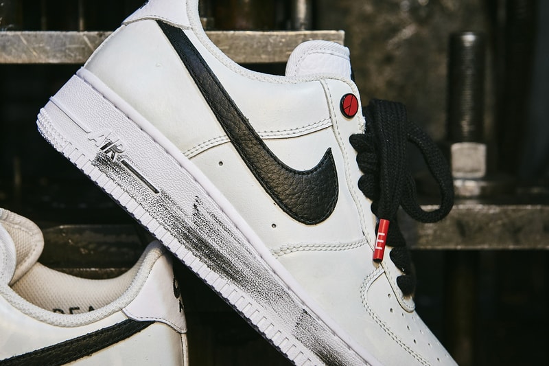 間も無く発売を迎えるジードラゴンxナイキのエア フォース 1 “Para-noise 2.0”にクローズアップ G-Dragon PEACEMINUSONE x Nike AF1 "Para-Noise 2.0" Closer Look
