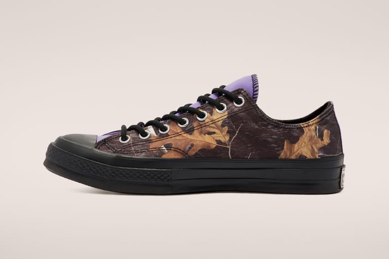 Converse よりリアルツリーのカモ柄を配した GORE-TEX® 搭載の Chuck 70 が登場 converse gore tex chuck 70 RealTree camo print details