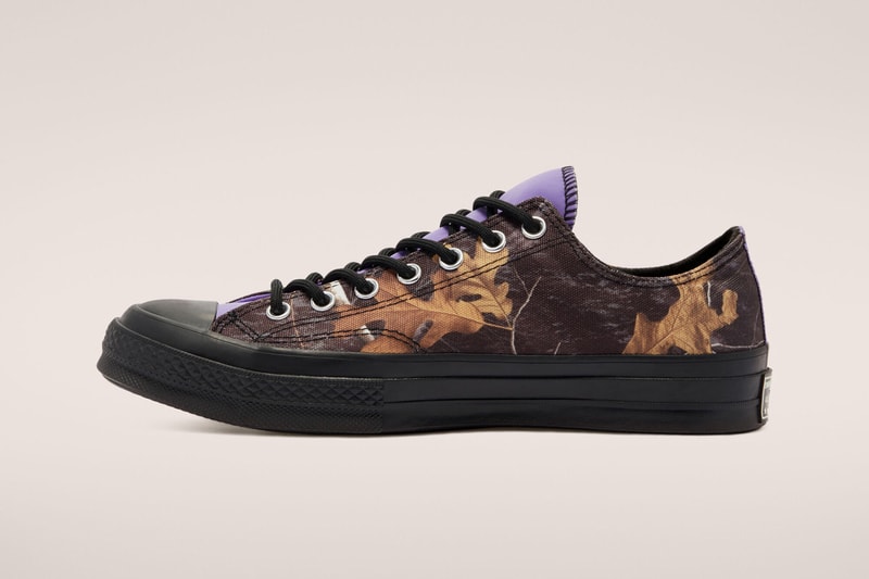 Converse よりリアルツリーのカモ柄を配した GORE-TEX® 搭載の Chuck 70 が登場 converse gore tex chuck 70 RealTree camo print details