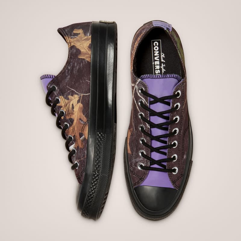 Converse よりリアルツリーのカモ柄を配した GORE-TEX® 搭載の Chuck 70 が登場 converse gore tex chuck 70 RealTree camo print details