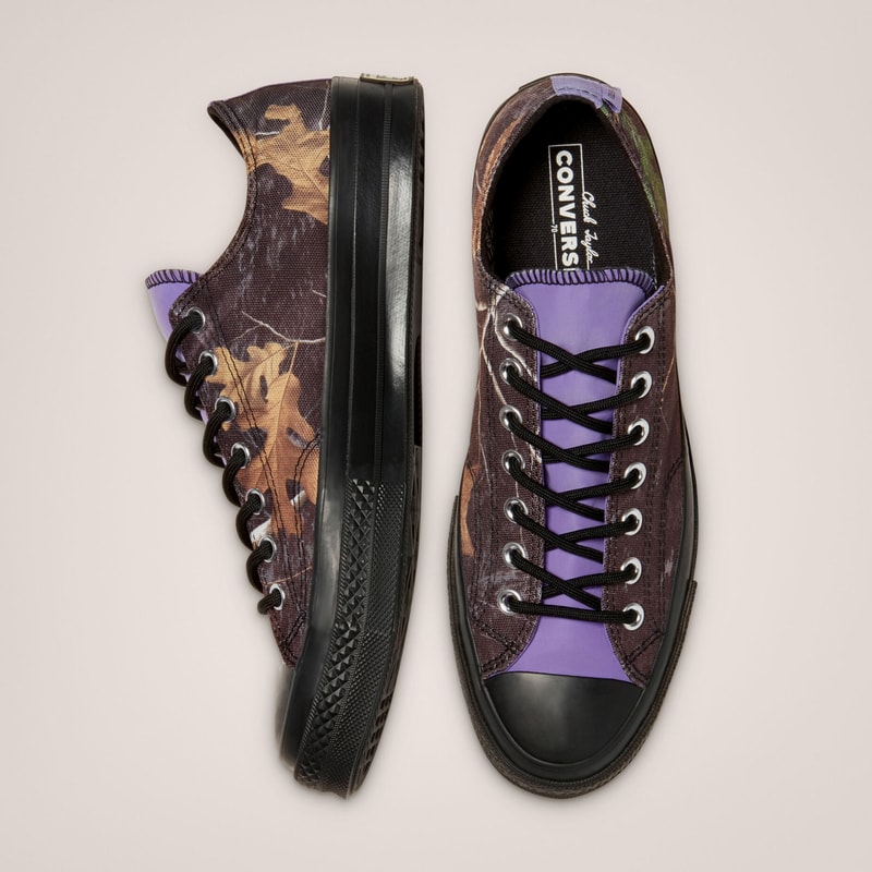 Converse よりリアルツリーのカモ柄を配した GORE-TEX® 搭載の Chuck 70 が登場 converse gore tex chuck 70 RealTree camo print details