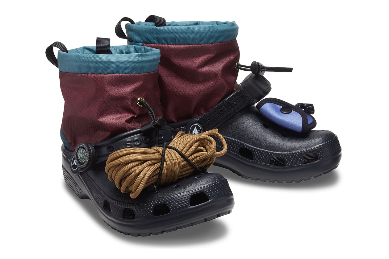 フットロッカーxクロックスよりNYの気鋭デザイナー ニコール・マクラフリンを招聘したクロッグがリリース crocs Nicole McLaughlin collab footwear Campsite Classic Clog-release info