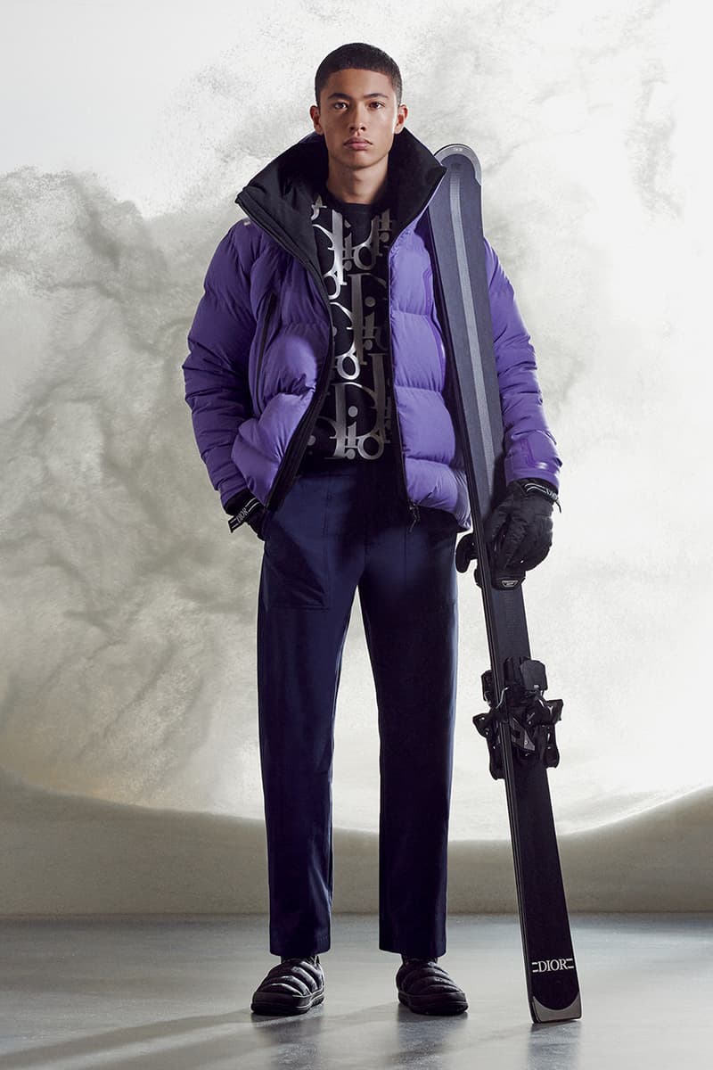 ディオールが初のスキーおよびスノーボードのカプセルコレクションを発表 Dior mens ski snow board capsule collection 2021 release poc DESCENTE