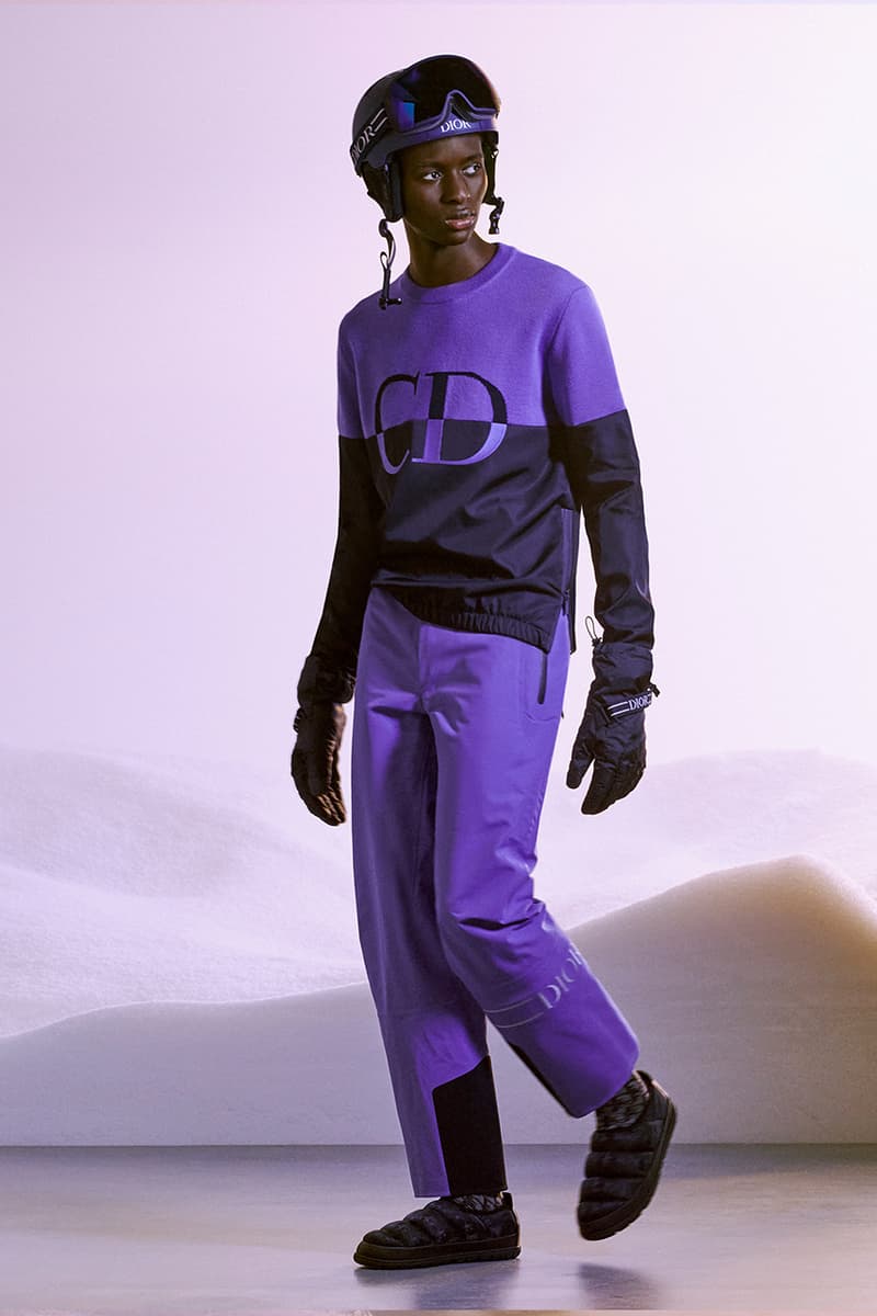 ディオールが初のスキーおよびスノーボードのカプセルコレクションを発表 Dior mens ski snow board capsule collection 2021 release poc DESCENTE