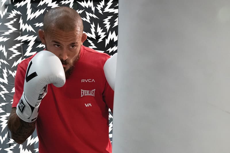 RVCA ルーカ× EVERLAST エバーラスト から両者のネームロゴが施されたコラボコレクションが登場
