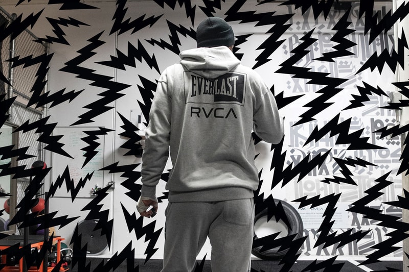 RVCA ルーカ× EVERLAST エバーラスト から両者のネームロゴが施されたコラボコレクションが登場
