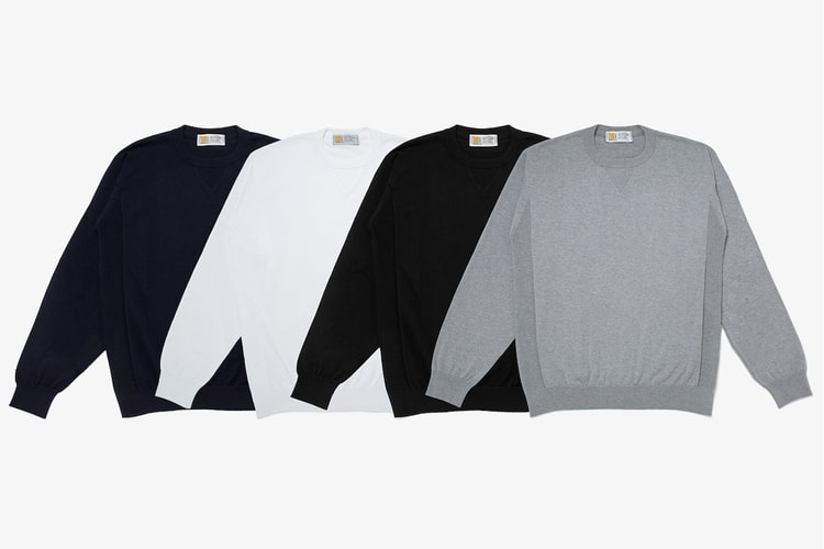 fragment design x John Smedley のコラボ第3弾となるスウェット型のニットが登場