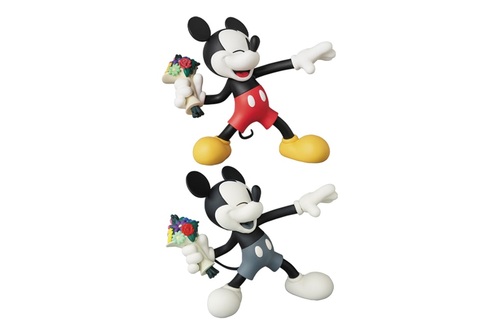 メディコム・トイxグラムからバンクシーに着想した“Throw Mickey”のフィギュアがリリース　Glamb and Medicom Toy to Release Limited 'Throw Mickey' Figures