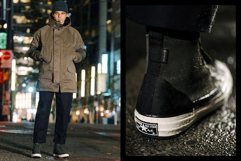 ヘイブン x コンバースがゴアテックス仕様のチャック70を発売 haven converse chuck taylor 70 gore tex black forest night release information canada details
