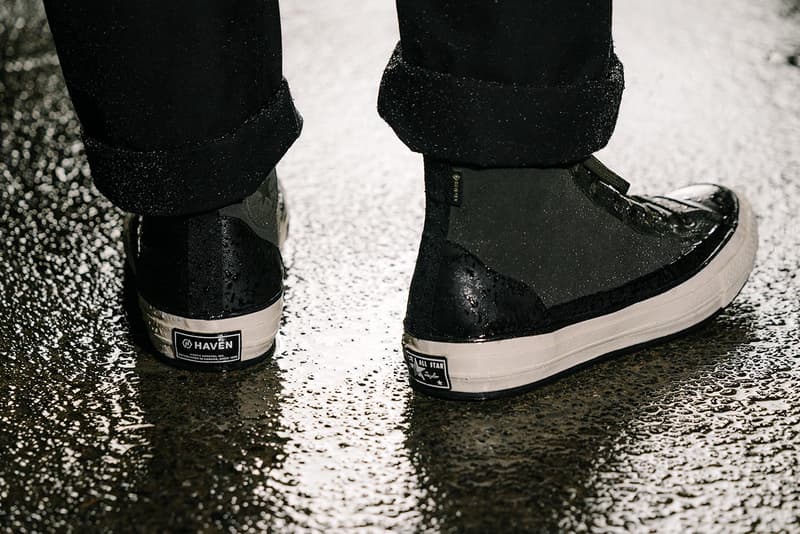 ヘイブン x コンバースがゴアテックス仕様のチャック70を発売 haven converse chuck taylor 70 gore tex black forest night release information canada details