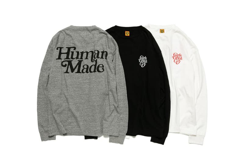 ガールズドントクライ x ヒューマンメイド Girls Don’t Cry x HUMAN MADE®️ 最新コラボコレクションの全貌が明らかに