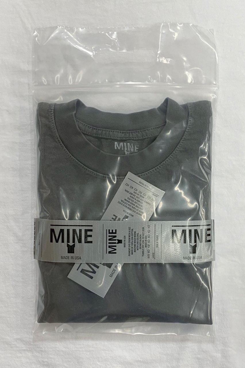 アメリカメイドに拘る日本発の白Tブランド MINE がダークグレーのロンTを限定リリース Mine Limited color project first release