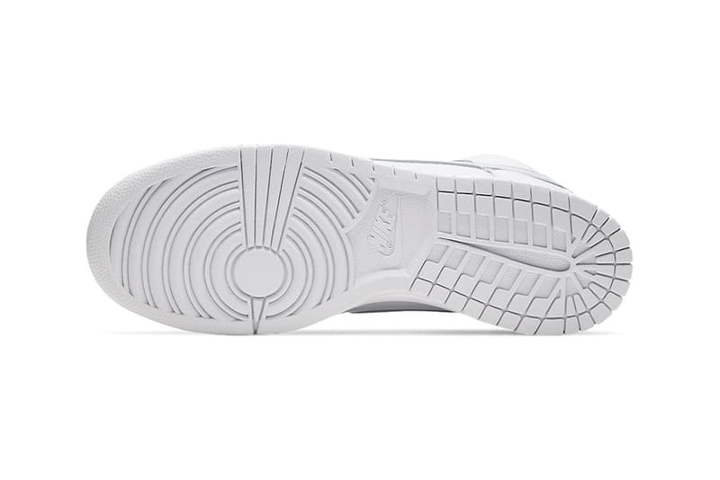 ナイキからオールホワイトのダンクが登場 Nike Dunk High "Pure Platinum" cz8149-101 Sneaker Release Information Drop Date Cop Online Shop Footwear Swoosh SB Skateboarding Basketball Triple White Clean
