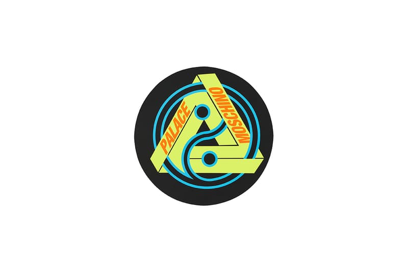 パレス スケートボード palace skateboards とモスキーノ moschino による初コラボが実現  moschino palace skateboards collection collaboration shearling jackets puffers denim hoodies t shirts release fall winter 2020 milk carton duck logo shirt jeans jacket motorcycle bell helmet jeremy scott